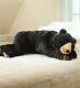 Large Plush 4ft Black Bear Body Pillow Giant Oversized Soft Stuffed Animal 48l