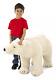 Large Polar Bear White Plush Toy Stuffed Animal Realistic Soft Cuddle Doll Kids