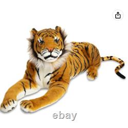 Large Tiger Stuffed Animal Toy Toddler Boy Kids Big Giant Plush Cuddly Soft 5ft