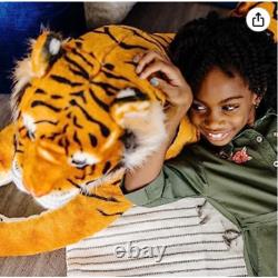 Large Tiger Stuffed Animal Toy Toddler Boy Kids Big Giant Plush Cuddly Soft 5ft