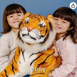 Large Tiger Stuffed Animal Toy Toddler Boy Kids Big Giant Plush Cuddly Soft 5ft