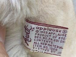 Large Vintage Avanti Applause Jockline 1985 Plush German Shepherd Dog Stuffed