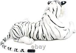 Large White Tiger Plush Animal Toy Toddler Kid Giant Big Cat Stuffed Pillow Soft