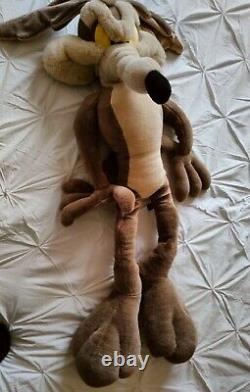 Last One Trudi Plush Wile E Coyote 50 Stuffed Animal Looney Tunes Rare