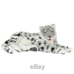 Leopard Jacquard Lying Hansa Realistic Animal Plush Toy 66cm FREE DELIVERY