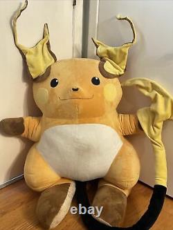 Life Size Raichu Plush Giant Stuffed Animal Huge Pokemon Large Soft Toy Huge