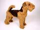 Life-size Welsh Terrier By Piutre, Hand Made In Italy, Plush Stuffed Animal Nwt