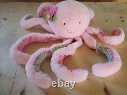 Lilly Pulitzer For Pottery Barn Kids Pink Octopus Plush In Cheek To Cheek Rare