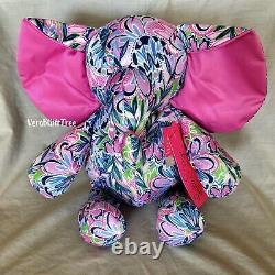 Lilly Pulitzer GECKO GREEN TIGER SUNRISE Plush MINNIE ELEPHANT Stuffed Animal