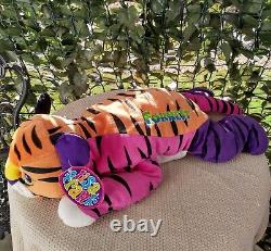 Lisa Frank FORREST Tiger Plush 24 With Tags Rare HTF Stuffed Animal SEE PICS