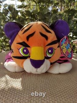 Lisa Frank FORREST Tiger Plush 24 With Tags Rare HTF Stuffed Animal SEE PICS