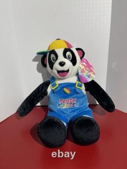 Lisa Frank Large Panda Painter Plush Stuffed 1998 Stuffins Vintage 17 Inch New