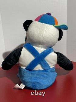 Lisa Frank Large Panda Painter Plush Stuffed 1998 Stuffins Vintage 17 Inch New