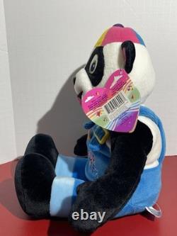 Lisa Frank Large Panda Painter Plush Stuffed 1998 Stuffins Vintage 17 Inch New