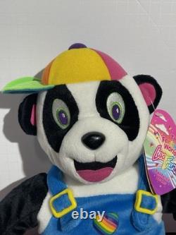 Lisa Frank Large Panda Painter Plush Stuffed 1998 Stuffins Vintage 17 Inch New