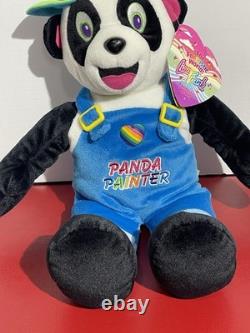Lisa Frank Large Panda Painter Plush Stuffed 1998 Stuffins Vintage 17 Inch New