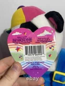 Lisa Frank Large Panda Painter Plush Stuffed 1998 Stuffins Vintage 17 Inch New