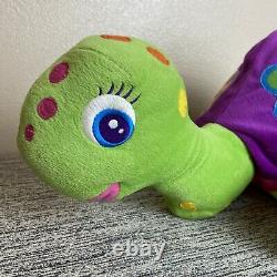 Lisa Frank Peekaboo Turtle Plush Toy Stuffed Animal 18 Vintage