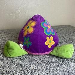 Lisa Frank Peekaboo Turtle Plush Toy Stuffed Animal 18 Vintage