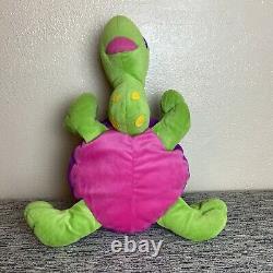 Lisa Frank Peekaboo Turtle Plush Toy Stuffed Animal 18 Vintage