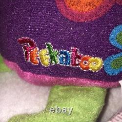 Lisa Frank Peekaboo Turtle Plush Toy Stuffed Animal with Tags 5 Vintage 1990's