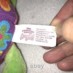 Lisa Frank Peekaboo Turtle Plush Toy Stuffed Animal with Tags 5 Vintage 1990's