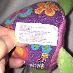 Lisa Frank Peekaboo Turtle Plush Toy Stuffed Animal with Tags 5 Vintage 1990's