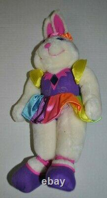 Lisa Frank Stuffed Plush Ballerina Bunnies 24K vintage USED