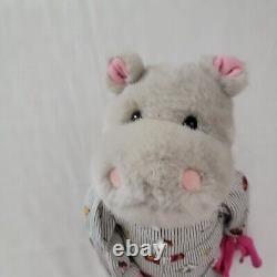 Little Snoozems Hippo Plush Petite Monde Designs Stuffed Animal Vtg Rare HTF