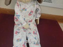 Little Snoozems Teddy Puppy Dog rare Happiness Express Club Plush Baby 1995