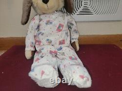 Little Snoozems Teddy Puppy Dog rare Happiness Express Club Plush Baby 1995