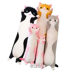 Long Cat Plush Pillow Soft Cat Hugging Pillow Stuffed Animal Pillow Cute Kitt