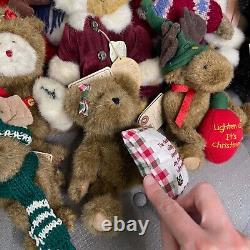 Lot Of 15 Boyds Bears Plush Stuffed Animals Xmas Christmas Easter Spring Vintage