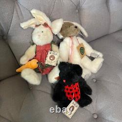 Lot Of 15 Boyds Bears Plush Stuffed Animals Xmas Christmas Easter Spring Vintage