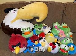 Lot Of 24 Angry Birds Stuffed Animal Plush Mighty Eagle Pigs Terence Grandpa