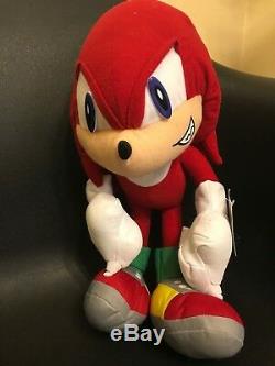 Lot Of 5 Sonic The Hedgehog Stuffed Plush Rare Set Toy Network 16 Brand New Tag