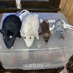 Lot of 4 Ikea Rat & Mouse Plush Gosig Ratta & Gosig Mus 5 9