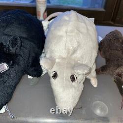 Lot of 4 Ikea Rat & Mouse Plush Gosig Ratta & Gosig Mus 5 9