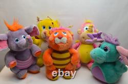 Lot of 5 Wuzzles Plush Toys Vintage 1984 Hasbro Softies Disney Stuffed Animals