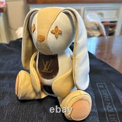 Louis Vuitton DouDou Rabbit White Beige Brown Plush Doll Stuffed Animal jp