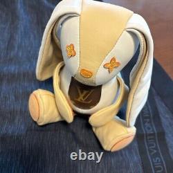 Louis Vuitton DouDou Rabbit White Beige Brown Plush Doll Stuffed Animal jp