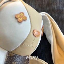 Louis Vuitton DouDou Rabbit White Beige Brown Plush Doll Stuffed Animal jp