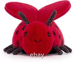 Loulou Love Bug Stuffed Animal, 5 Inches Insect & Bug Plush Toy Classic Chil