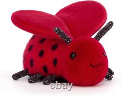 Loulou Love Bug Stuffed Animal, 5 Inches Insect & Bug Plush Toy Classic Chil