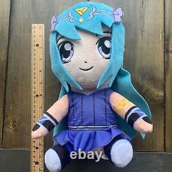 Lunar Eclipse The Krew Youtube Plush Anime Doll Light Blue Hair RARE Plushie