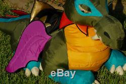 Manhattan Toy Co. Nor The GIANT Dragon Nylon Plush 57 Long VINTAGE 1996