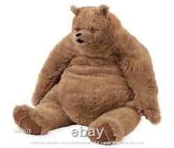 Manhattan Toy Company 40 Brown Kodiak Bear Plush Stuffed Animal Rare