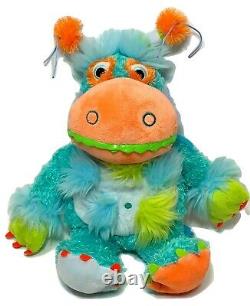 Manhattan Toy RARE Galoompagalots Monster Plush Stuffed Animal Blue Orange RARE