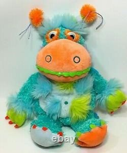 Manhattan Toy RARE Galoompagalots Monster Plush Stuffed Animal Blue Orange RARE