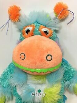 Manhattan Toy RARE Galoompagalots Monster Plush Stuffed Animal Blue Orange RARE